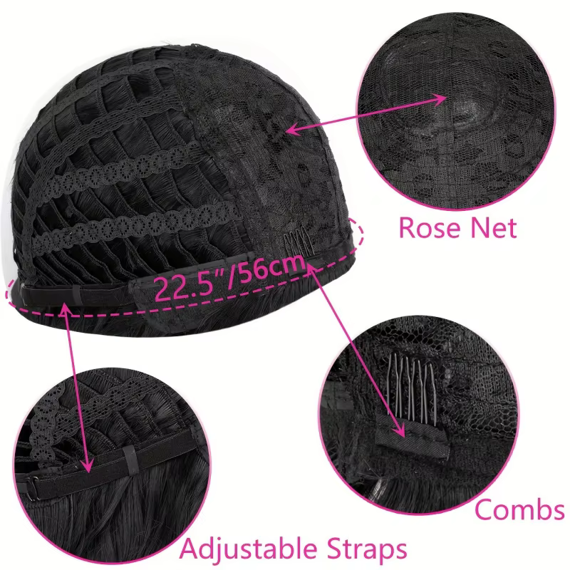 Perruque pour hommes 20 "de long