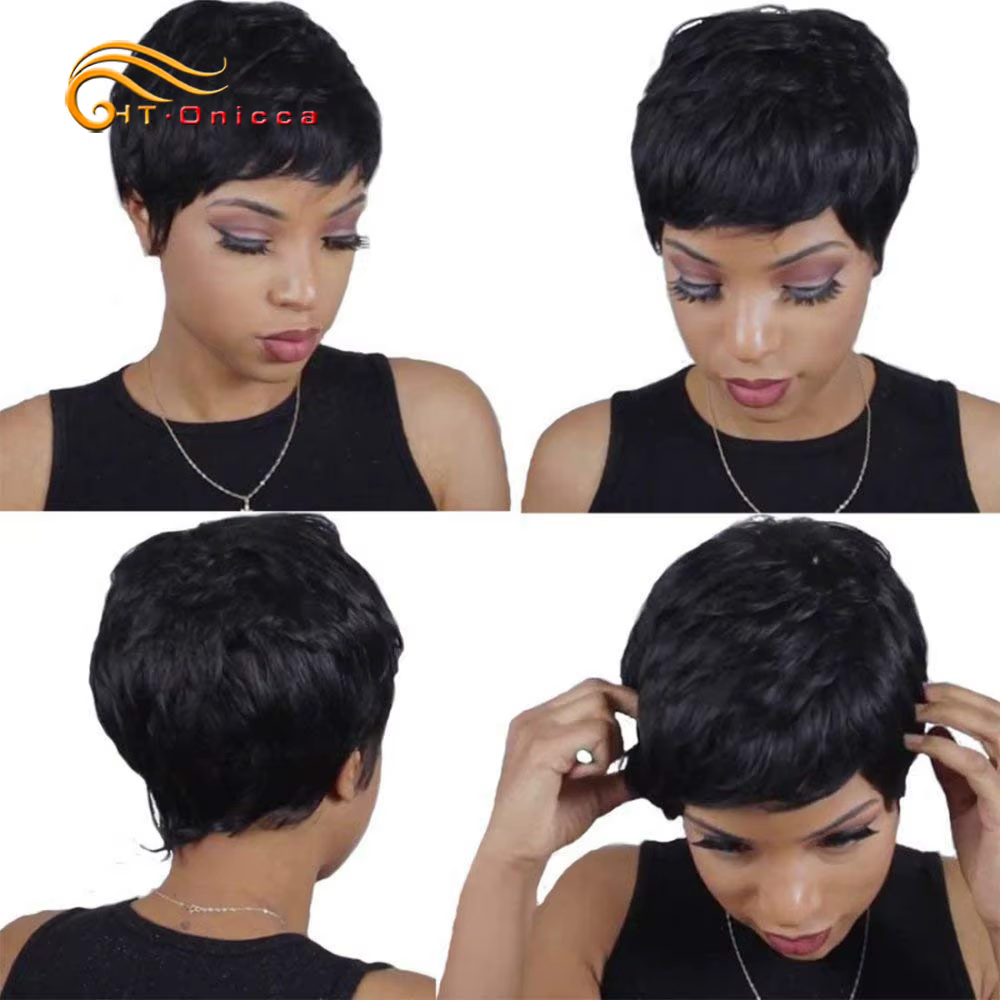 28 pièces paquets de cheveux humains bouclés