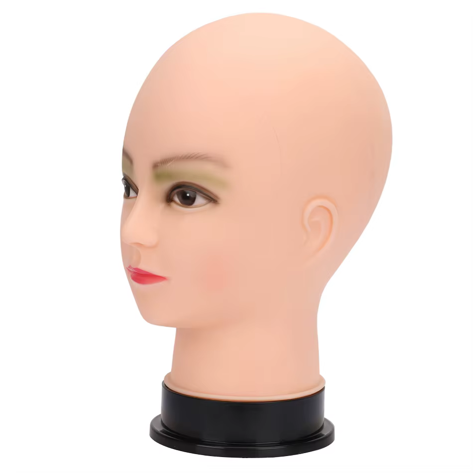 Tête de Mannequin avec Trépied pour Perruque