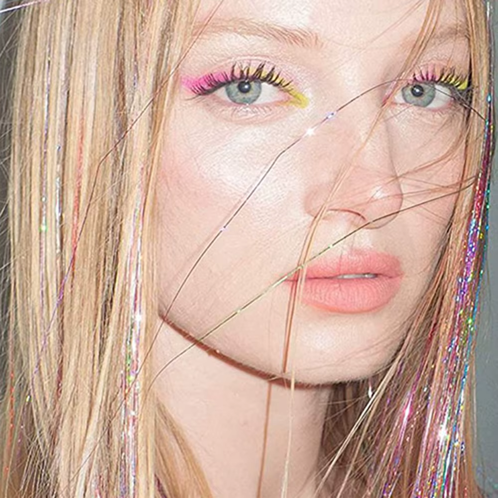 Extensions de cheveux scintillants pour femmes