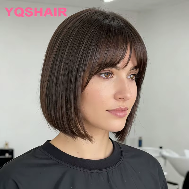 Perruque 100% cheveux humains pour femmes