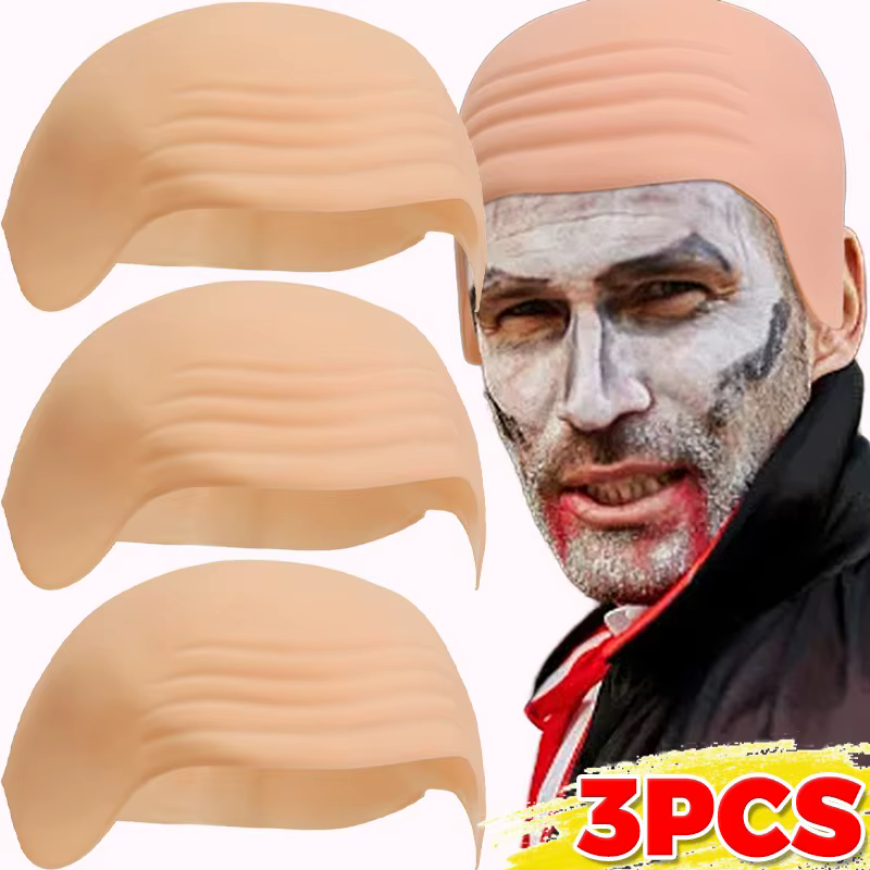 Perruque de chapeau chauve en Latex