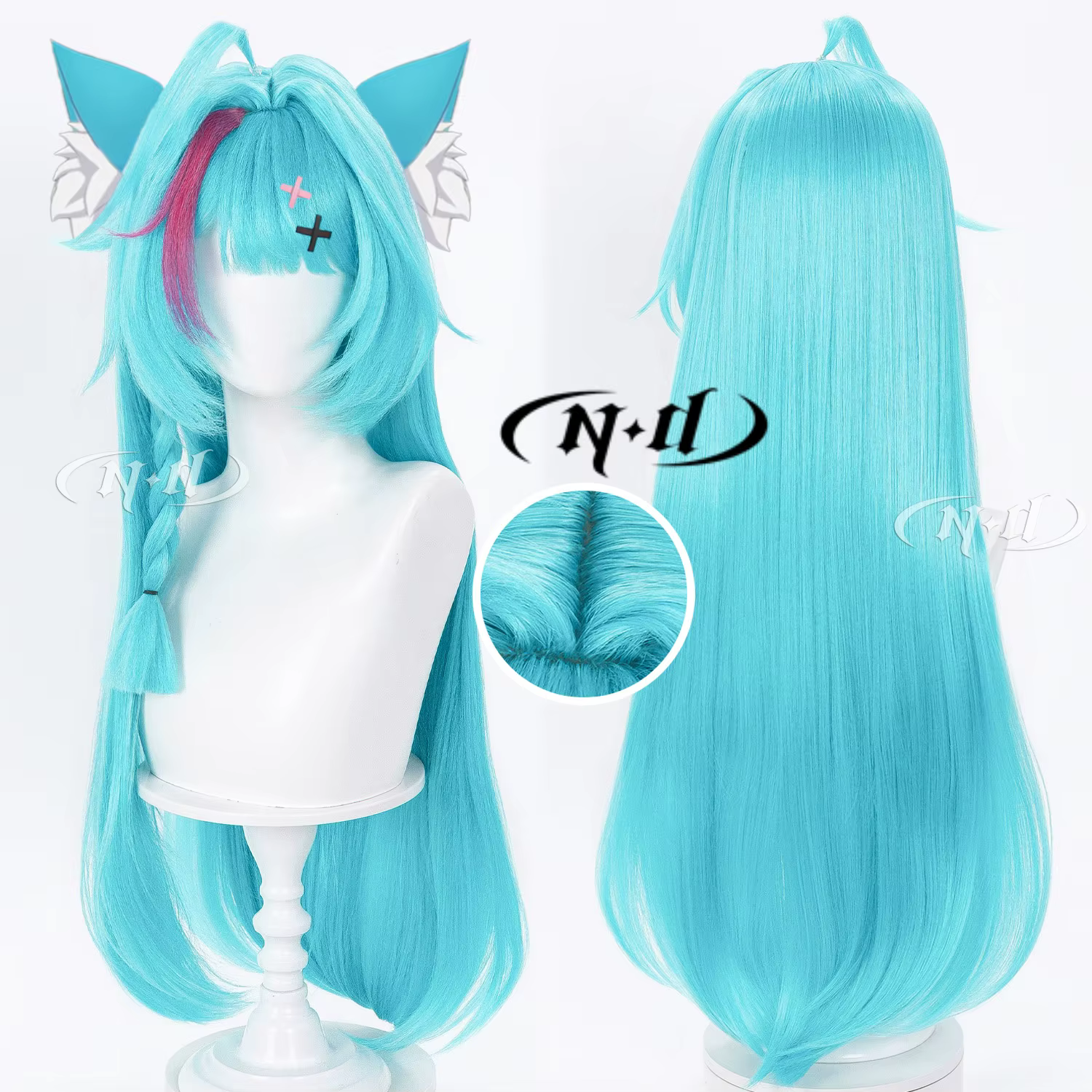 Perruques de cosplay ND Brand Mint NTE Neverness to Everness