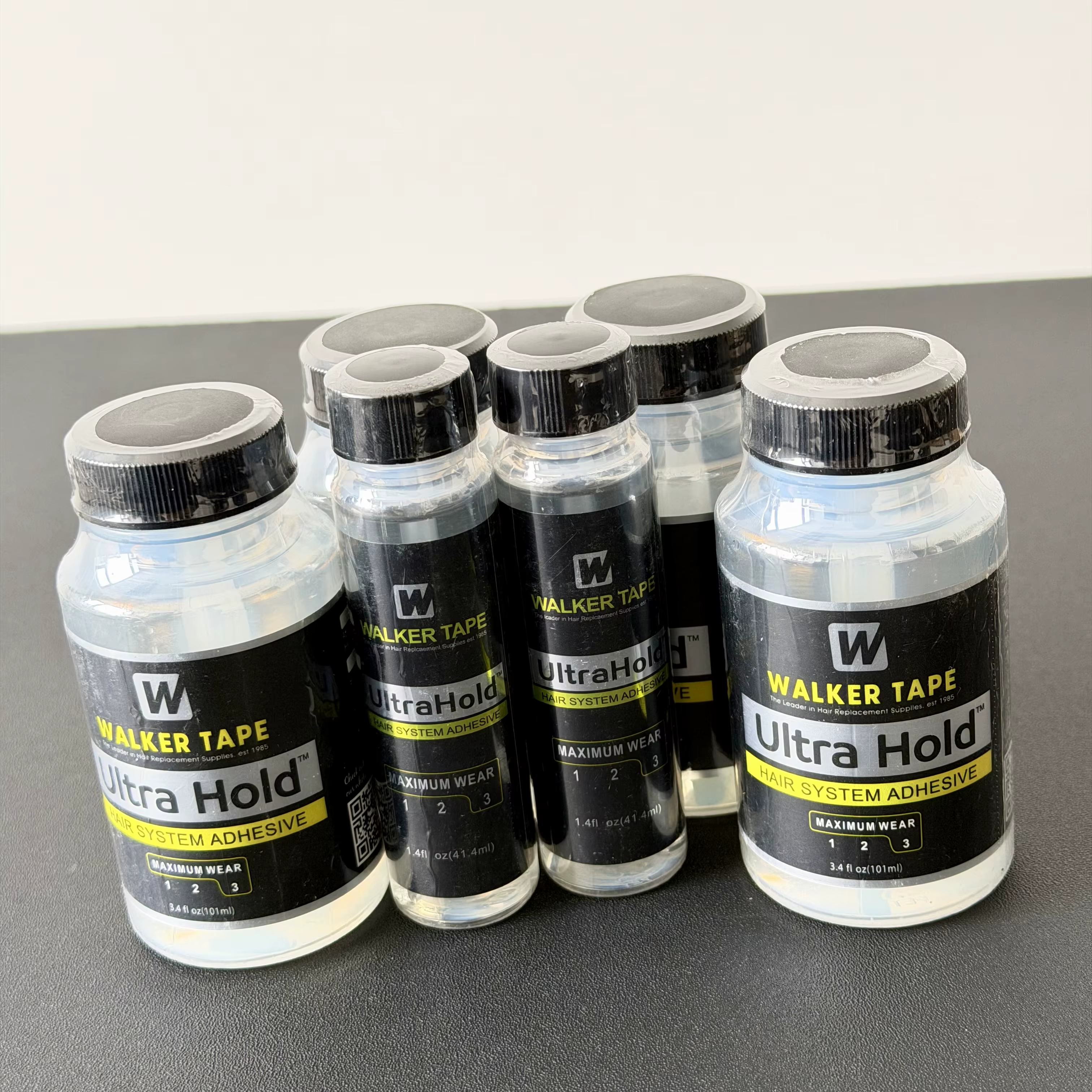Colle Ultra Hold pour perruques à dentelle 3.4oz/101ml / 0.5oz/15ml Walker Tape – Adhésif puissant et imperméable pour