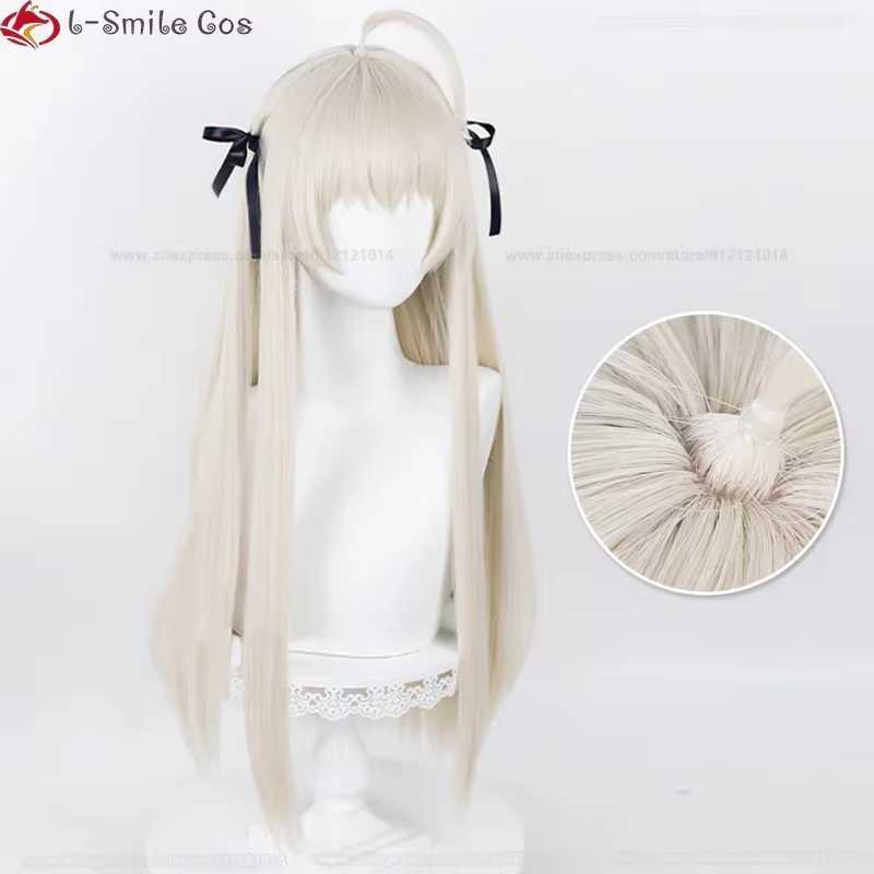 85 cm/70 cm Kasugano Sora Cosplay perruque Yosuga no Sora gris doré Anime perruque résistant à la chaleur cheveux synthétiques Halloween perruques + bonnet de perruque