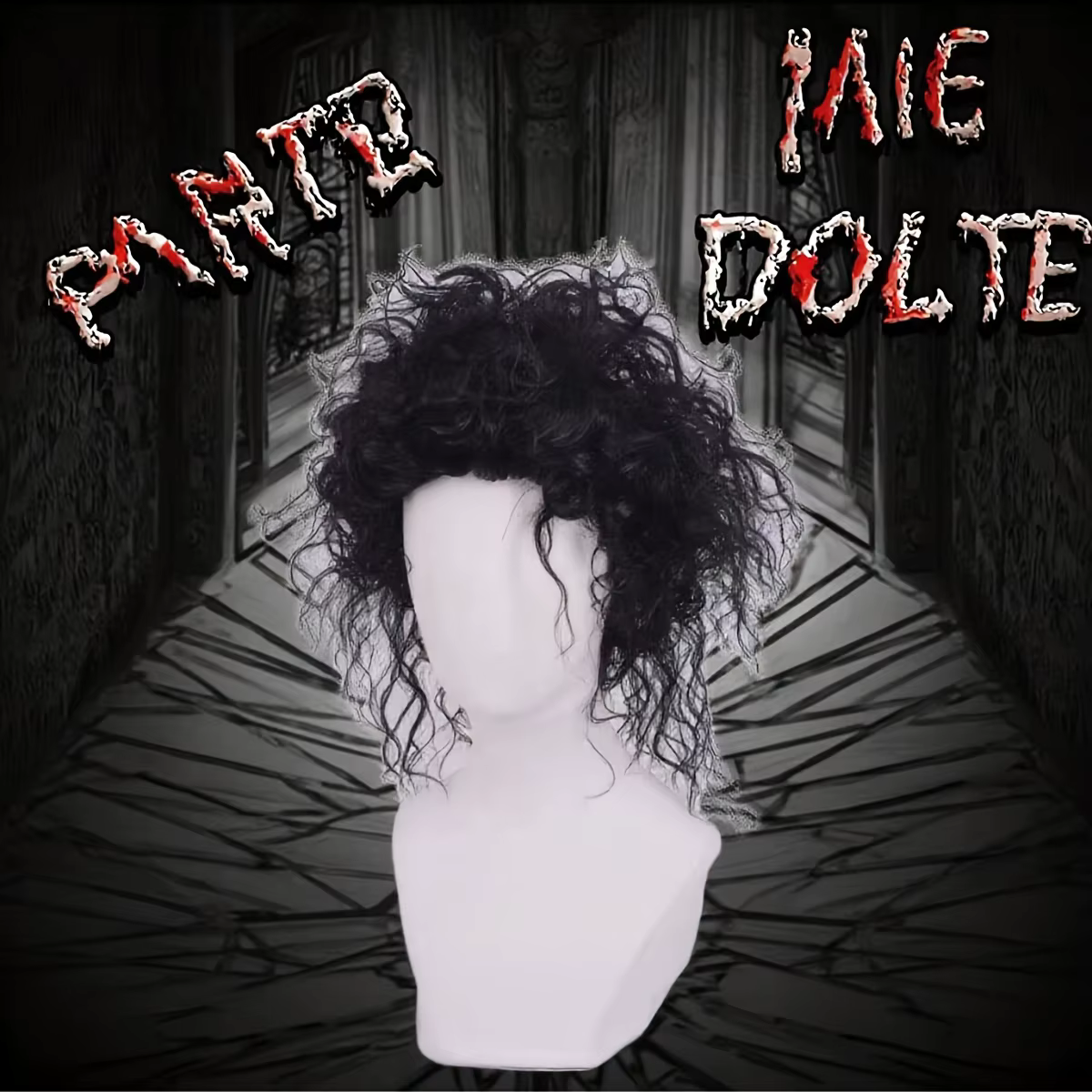 Perruque synthétique de haute qualité pour cosplay du personnage Edward Scissorhands