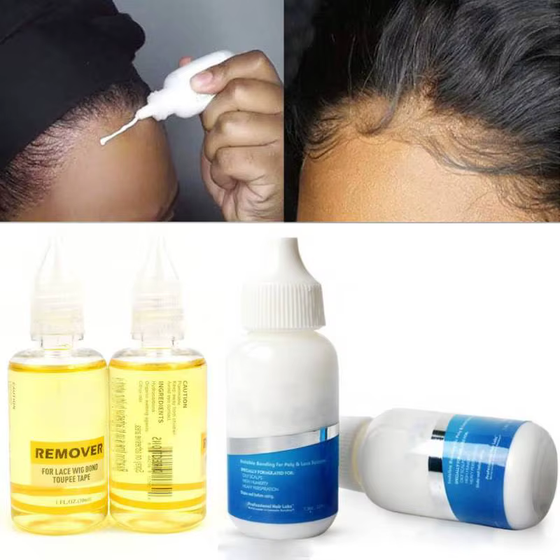 Dissolvant de colle pour perruque