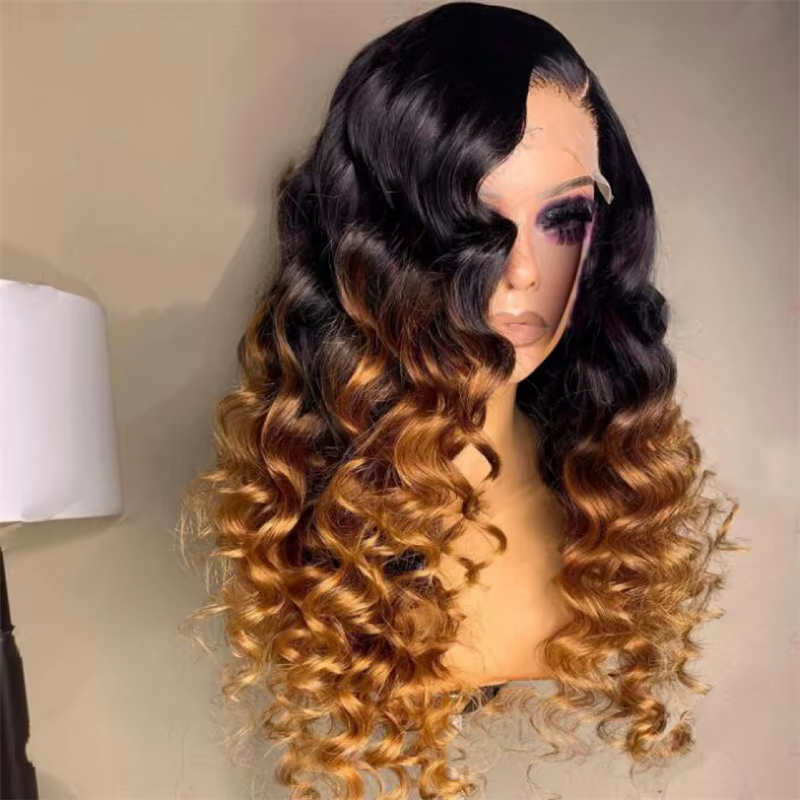 Perruque Lace Front Wig sans colle douce
