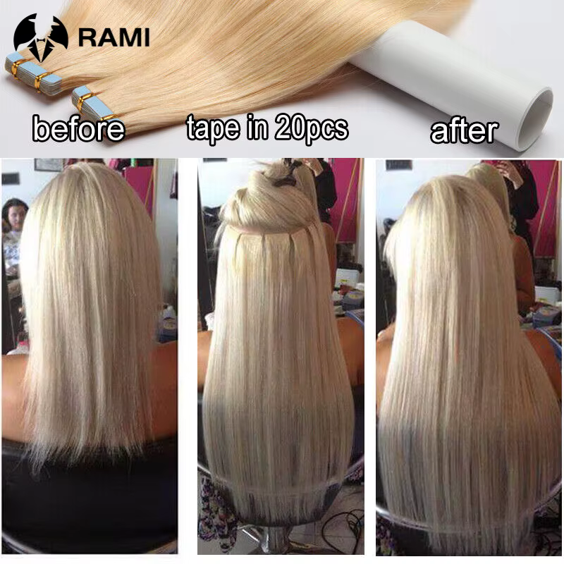Ruban de cheveux humains 100 % mis en évidence dans les extensions Trames de couleurs mélangées de 12 à 26 pouces # 99J Bourgogne # 6/30 Marron Blond