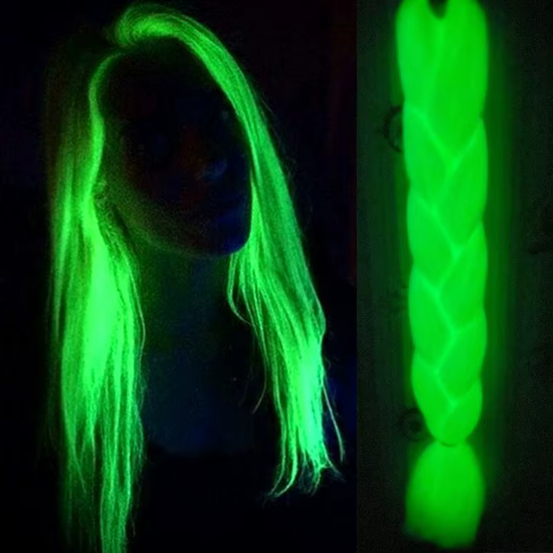 Extensions de cheveux tressés lumineux