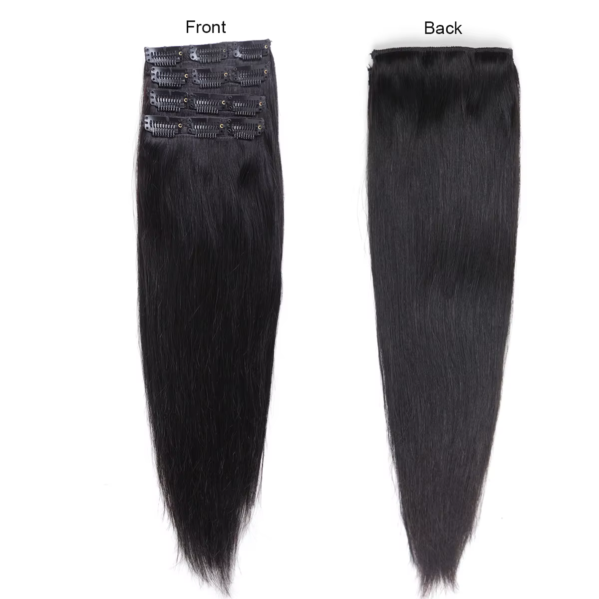 Clip dans les extensions de cheveux