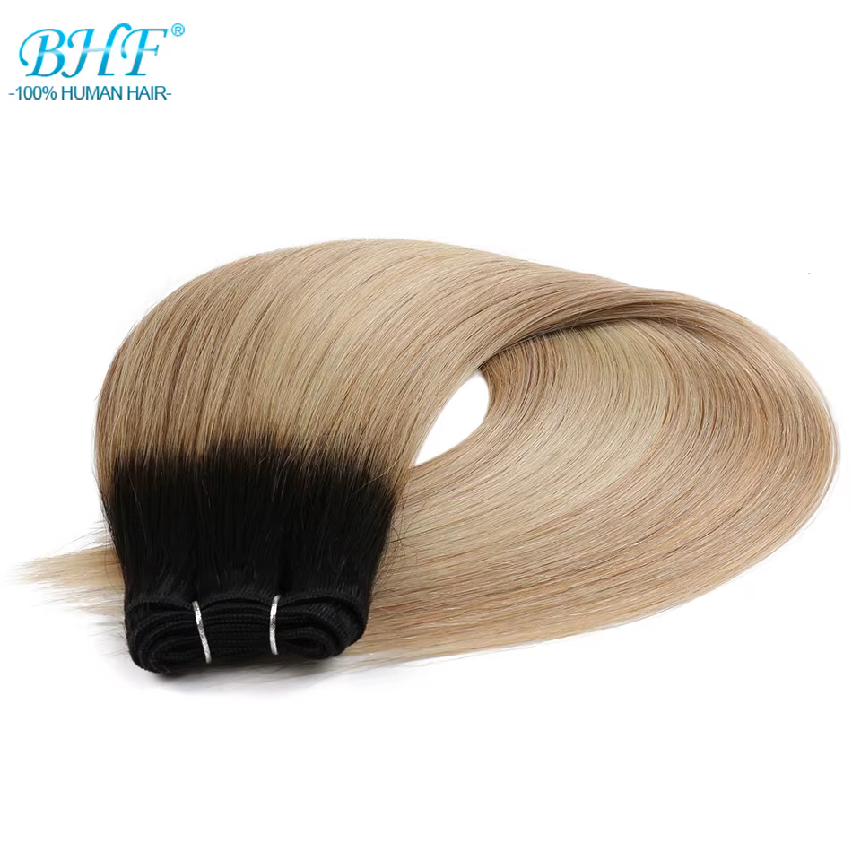 Bundles de cheveux humains raides en surbrillance