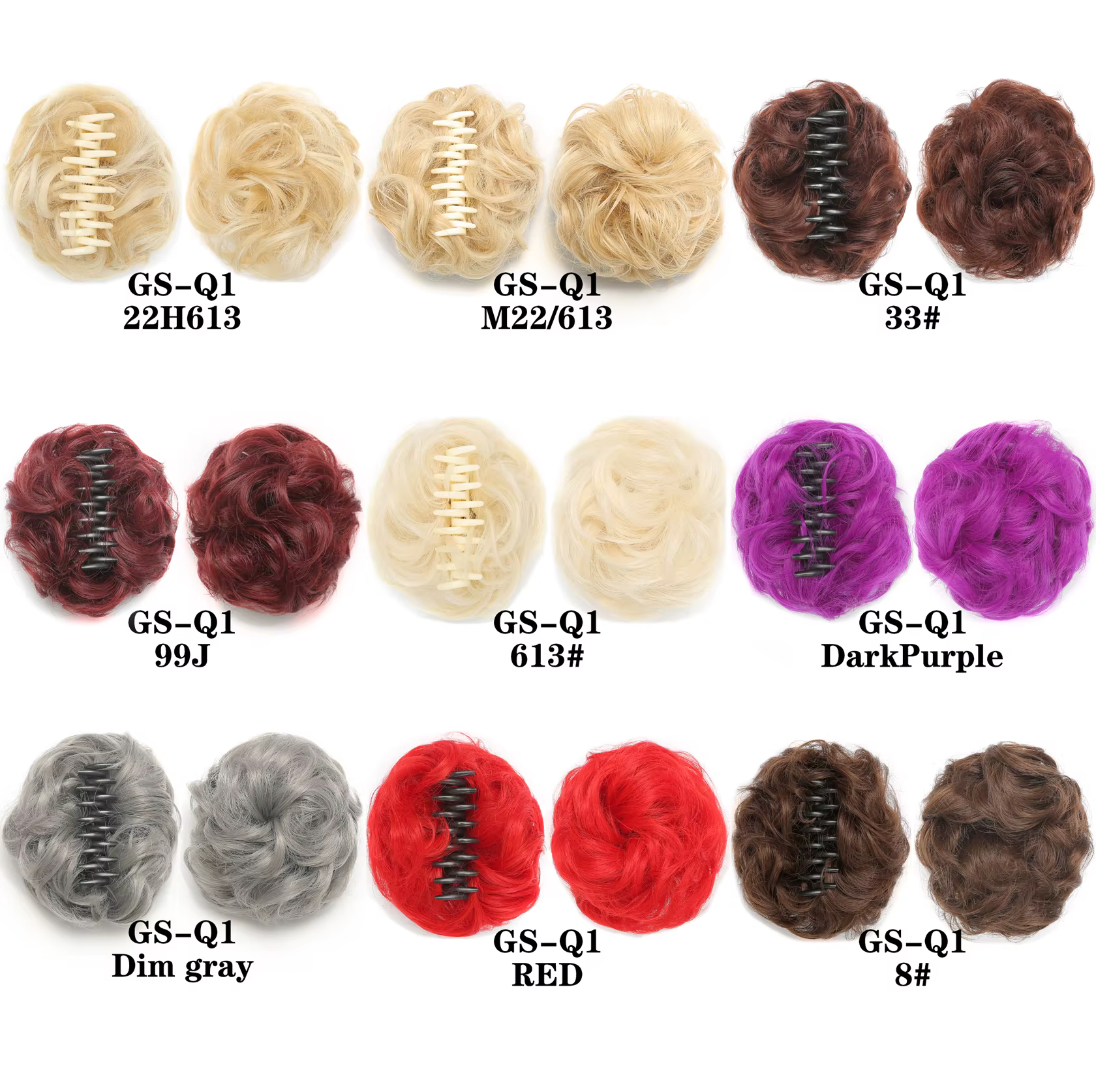 Extensions de cheveux de Chignon en désordre