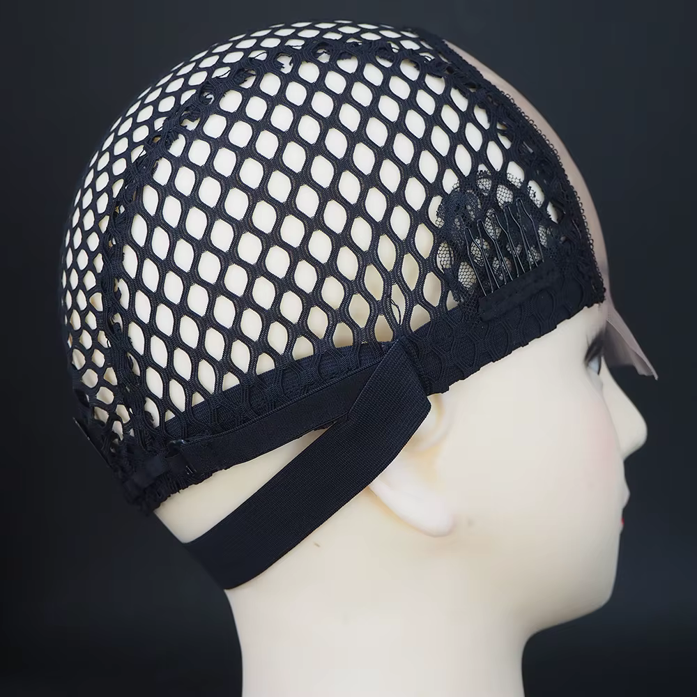 Bonnets de perruque de fermeture de dentelle frontale 4X4 pour fabriquer des perruques de trame