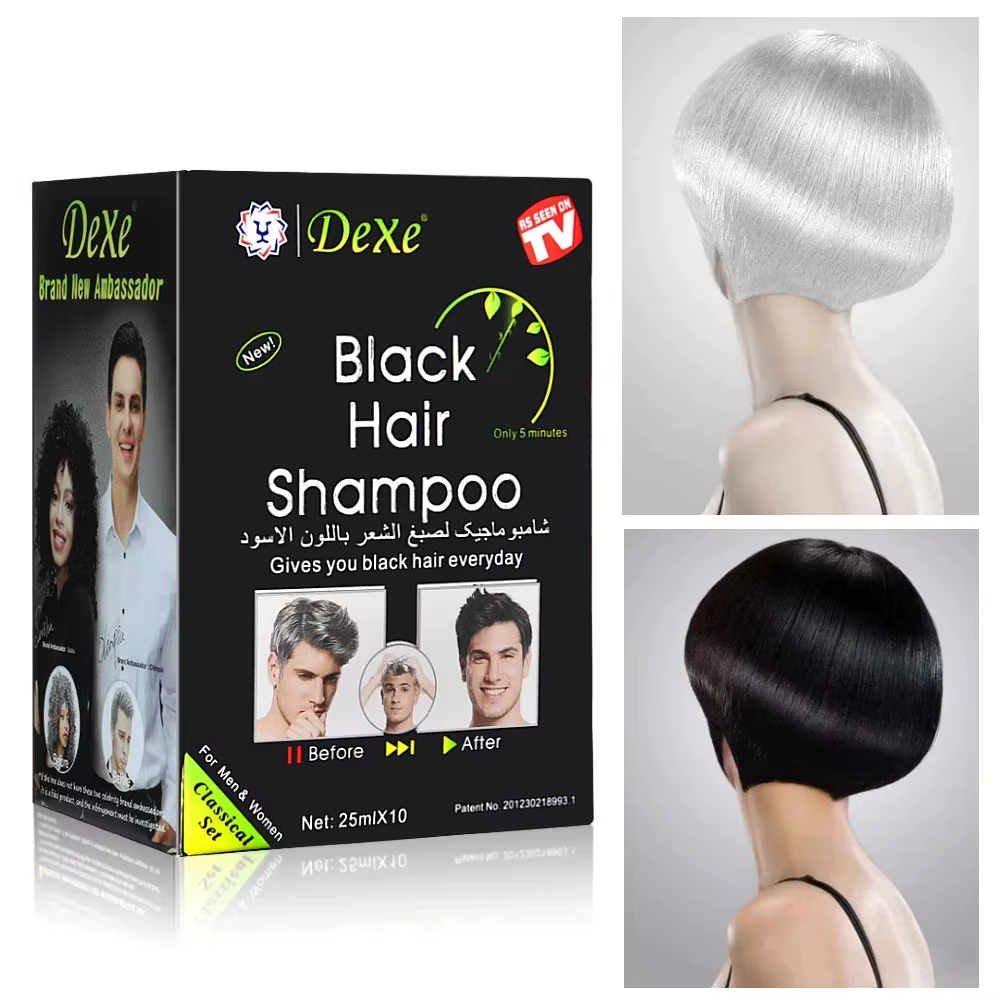 Dexe – shampoing pour cheveux noirs rapides