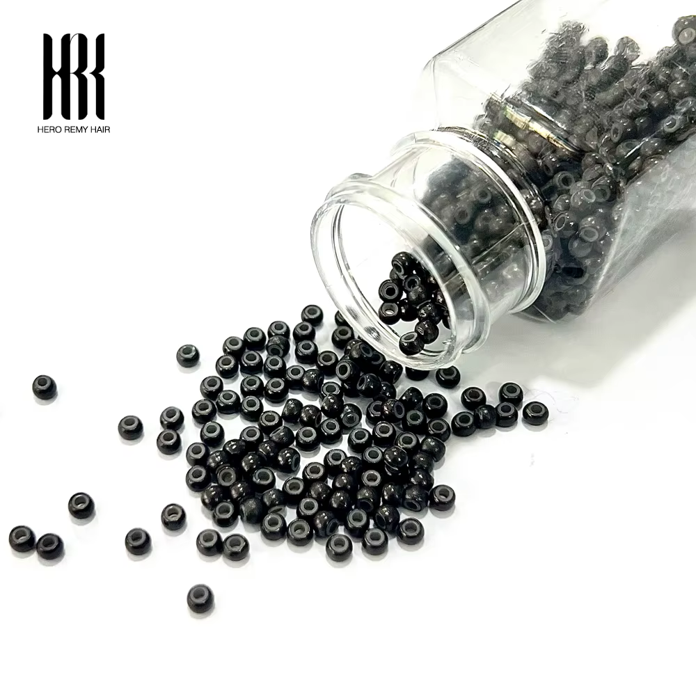 Nano anneau perles pour Extensions de cheveux 3.0mm Micro anneaux invisibles en Silicone 1000 pièces outils d'extension de coiffeur de Salon professionnel