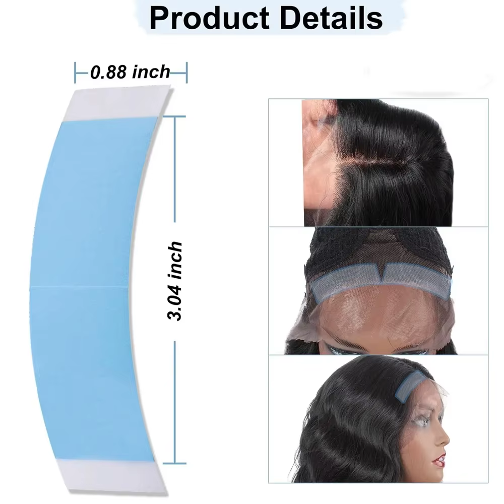 100/50 pièces nouvelle haute qualité dentelle avant imperméable Double face forte adhésif perruque colle pour perruques