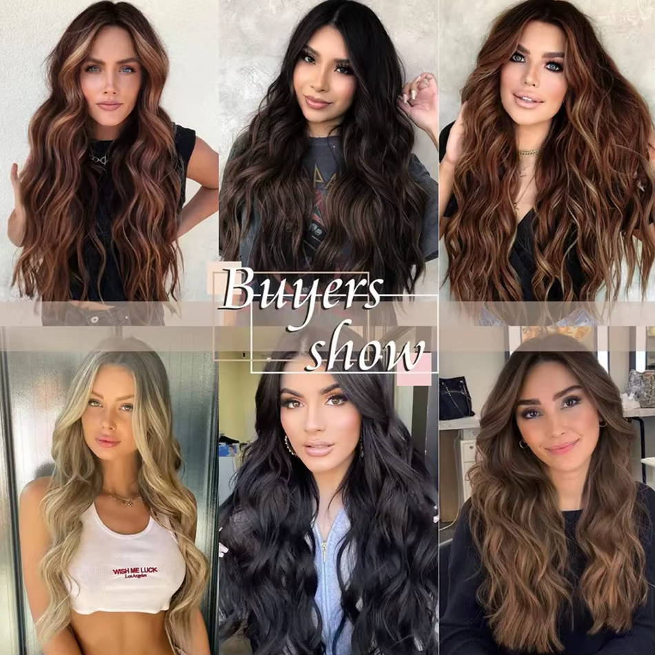 Extensions de cheveux naturels à clipser