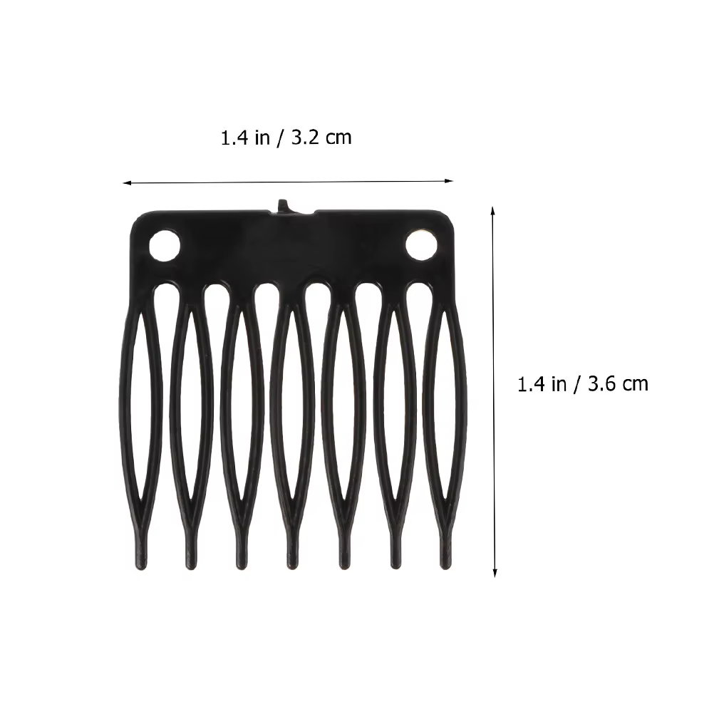 100 pinces de fixation en plastique pour perruques en dentelle et postiches – Adhérence fiable
