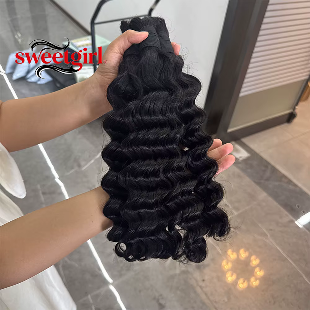 Extensions de cheveux humains ondulés