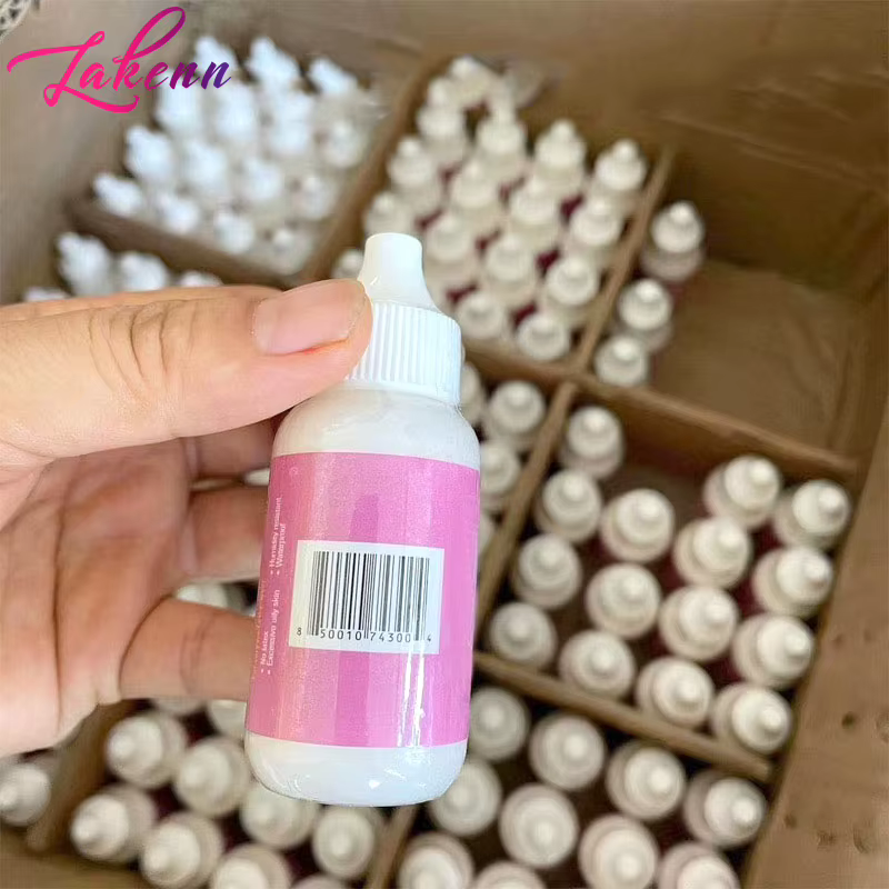 Colle pour perruque en dentelle-1.3Oz, liquide imperméable, colle Invisible pour perruques, longue durée, forte tenue, colle adhésive blanche