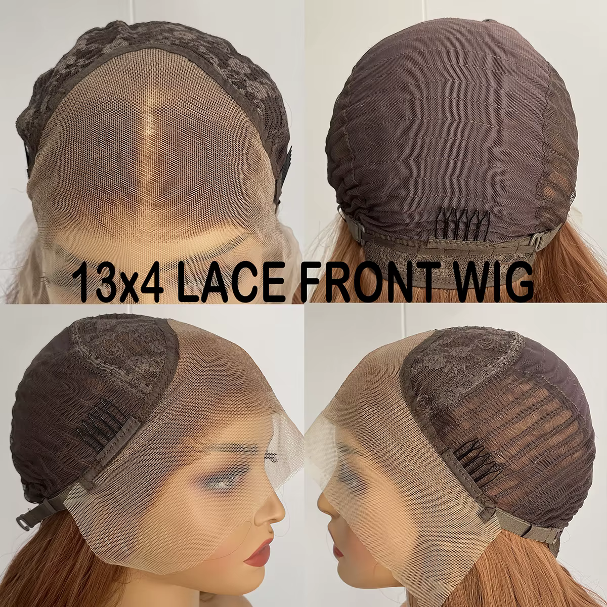 Perruque Lace Front Wig Synthétique Brun Foncé