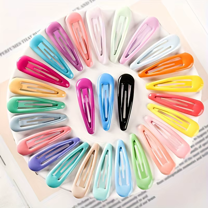 20 pinces à cheveux pastel