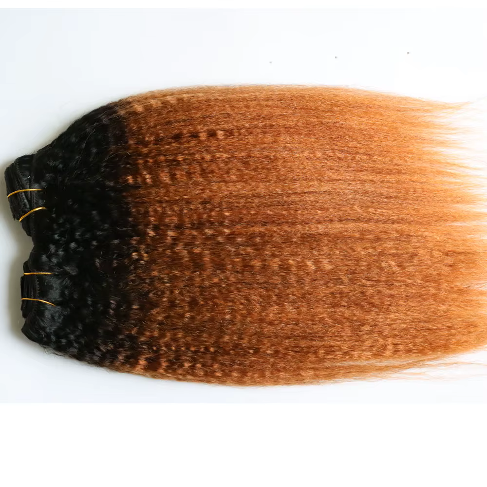 Extensions de Cheveux Humains Crépus Lisses