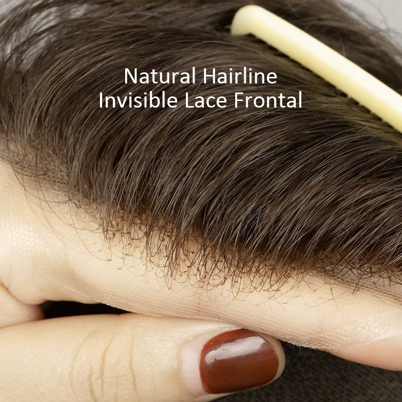 Prothèses capillaires pour hommes en cheveux naturels Remy