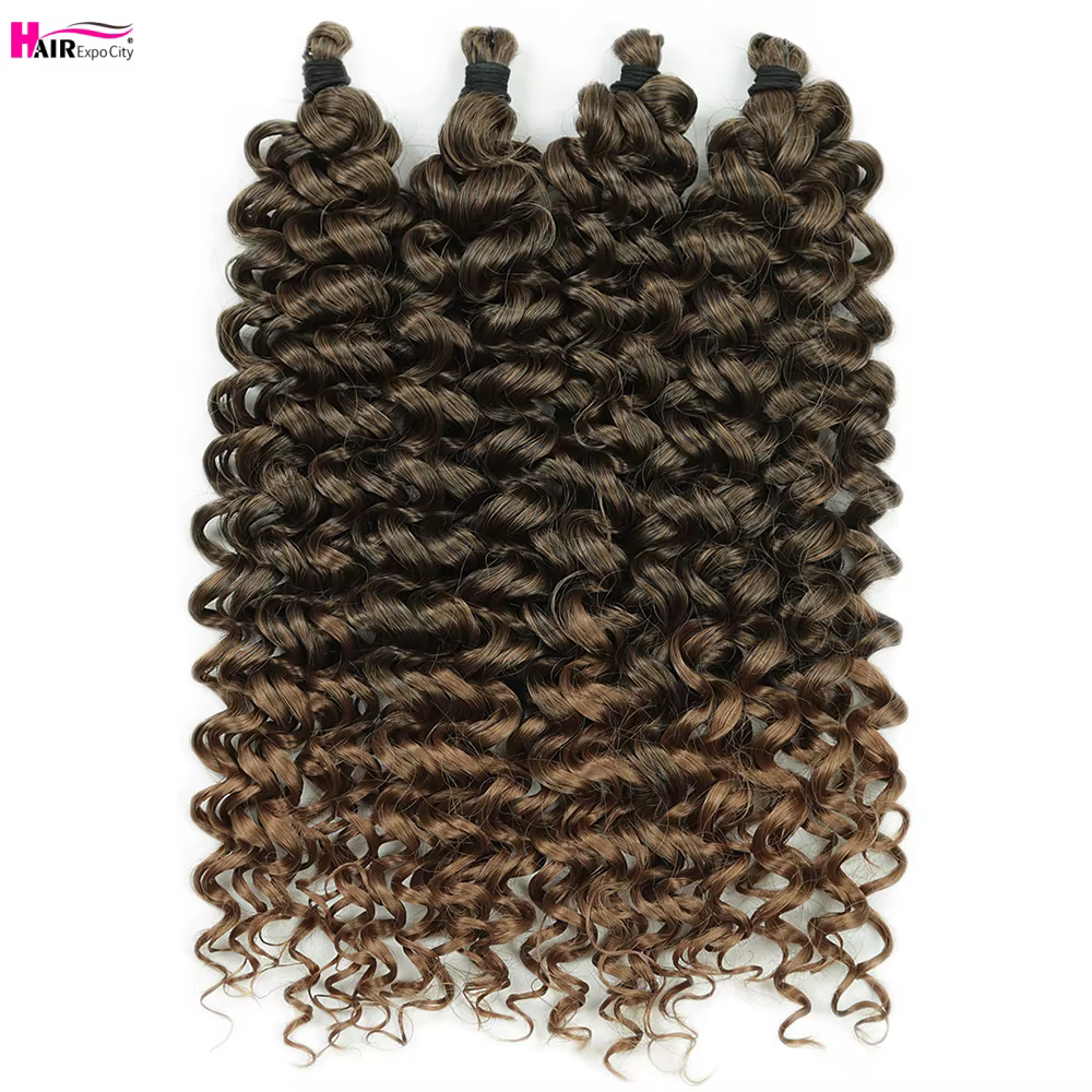 Cerise Curl cheveux 10 pouces synthétique tressage