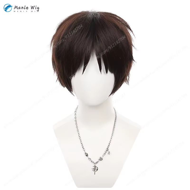 Perruque de Cosplay Anime Eren Yeager