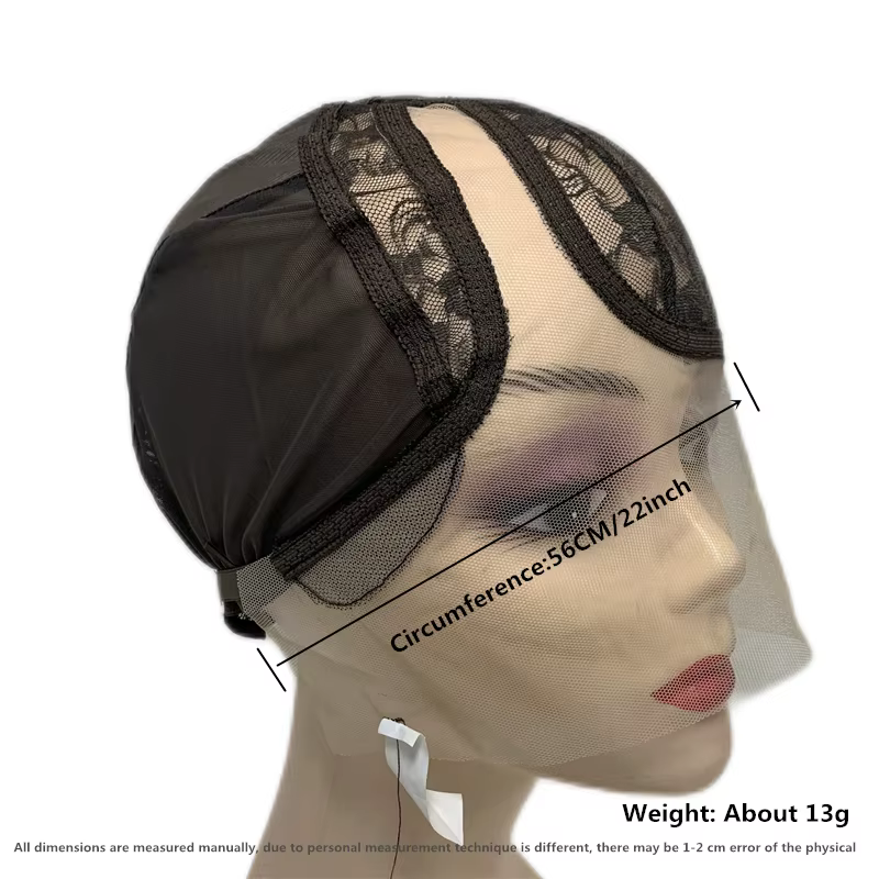 Bonnet filet à cheveux en forme de C pour perruque, casquette en maille