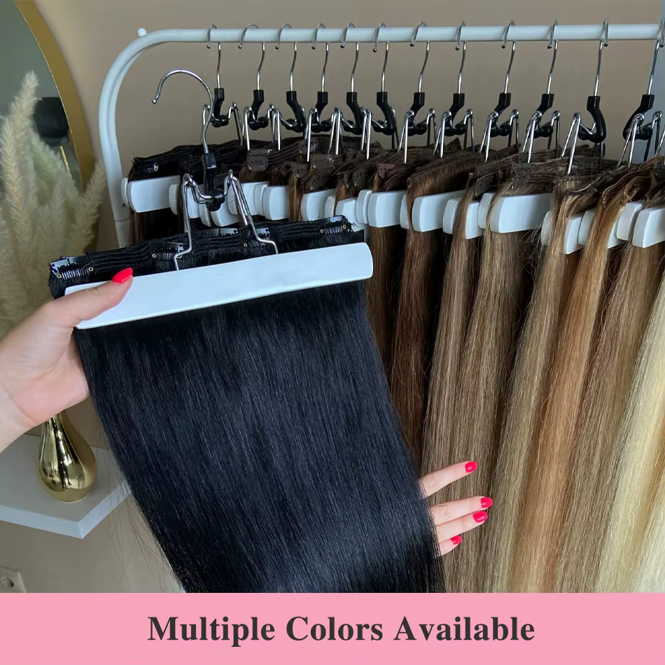 Extensions de cheveux à clipser de 120 g