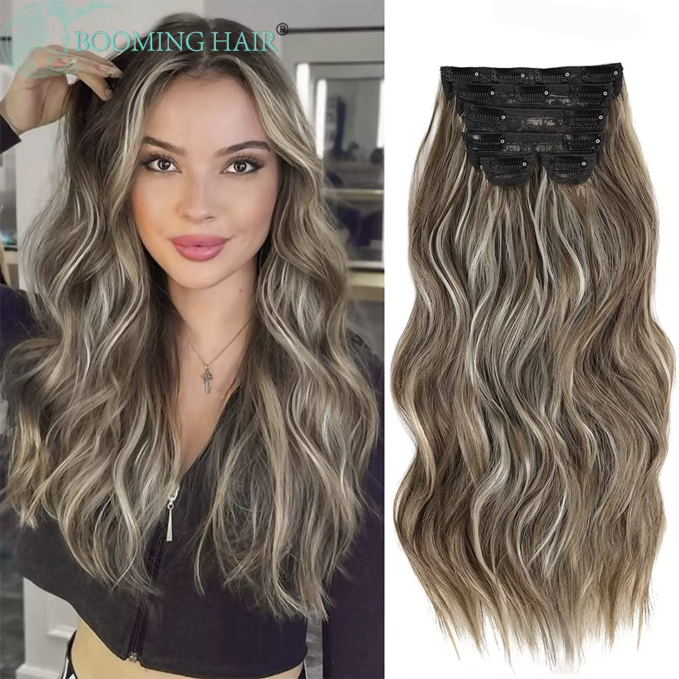 Extensions synthétiques longues à clips