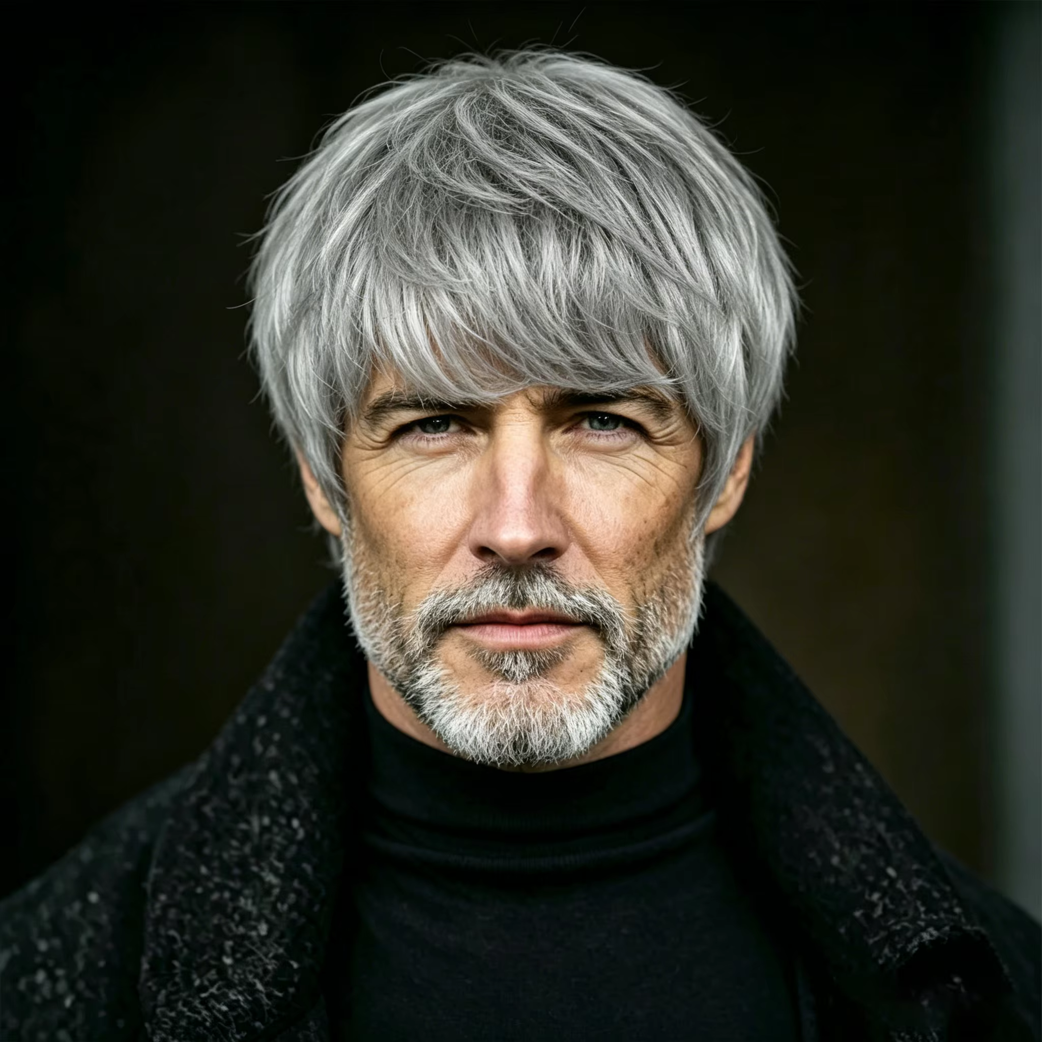 Perruque pour homme, coupe pixie