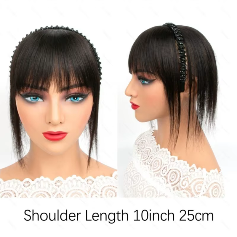 Bandeau de cheveux humains instantanés
