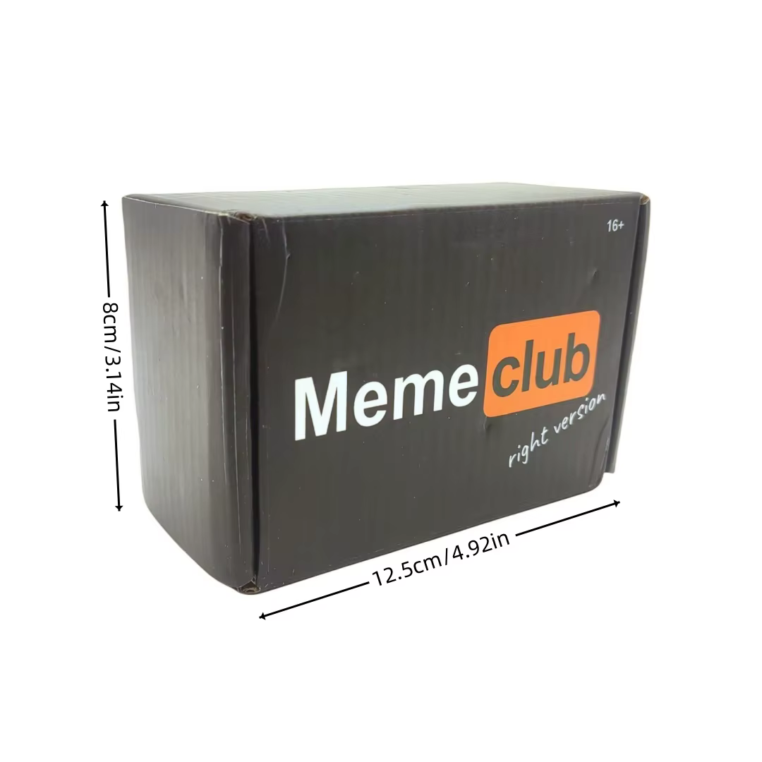 Meme Club: Right Version, version russe du jeu de société, jeu de table interactif, jeu de cartes adapté aux rassemblements d'entreprise, cadeau de vacances.