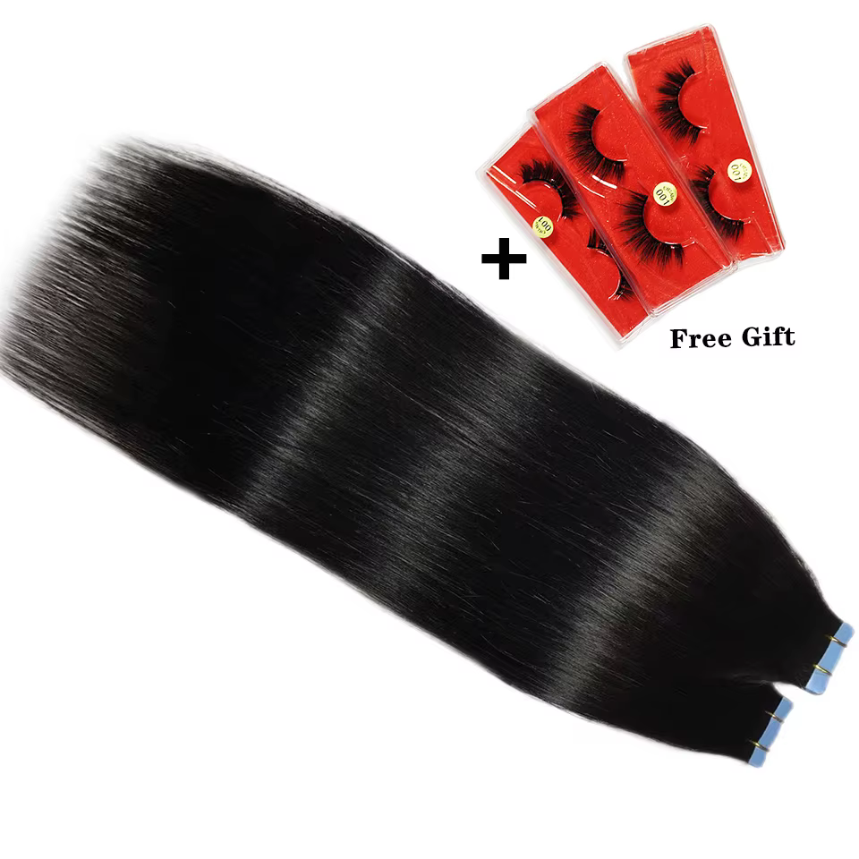 Bande dans les Extensions de cheveux humains droits