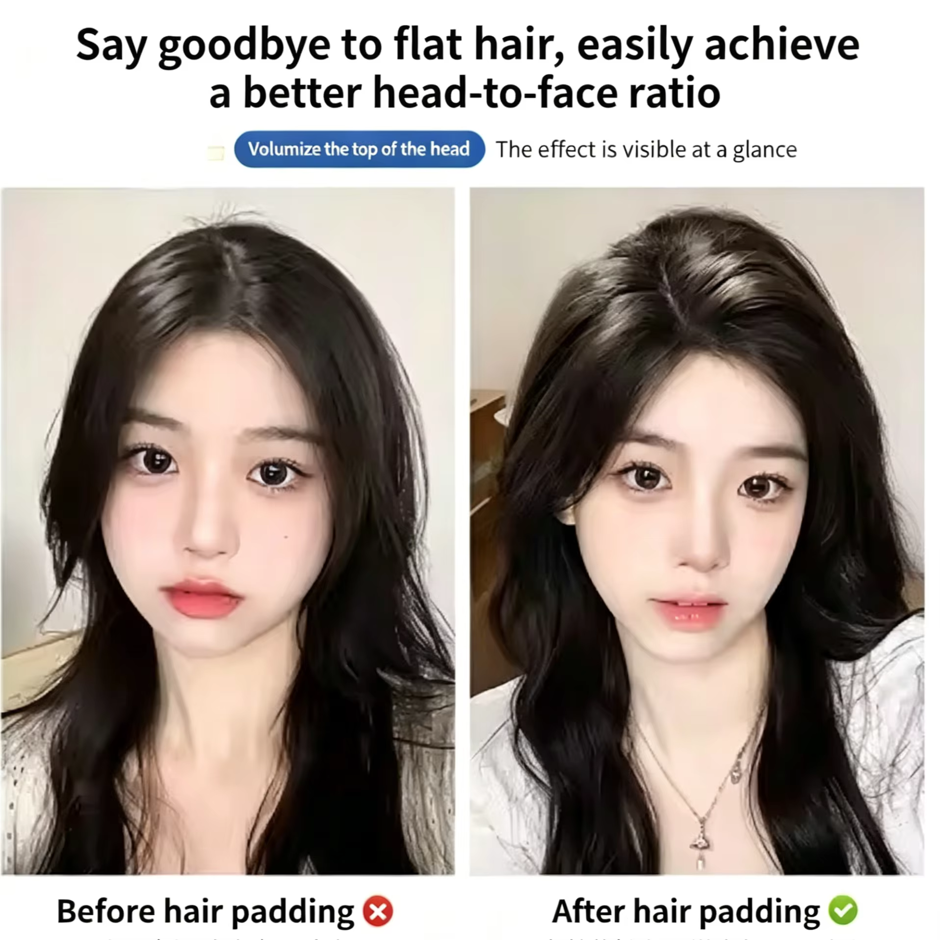 Perruque synthétique courte et droite de 10 centimètres avec couverture de cheveux extérieure sans couture pour femmes