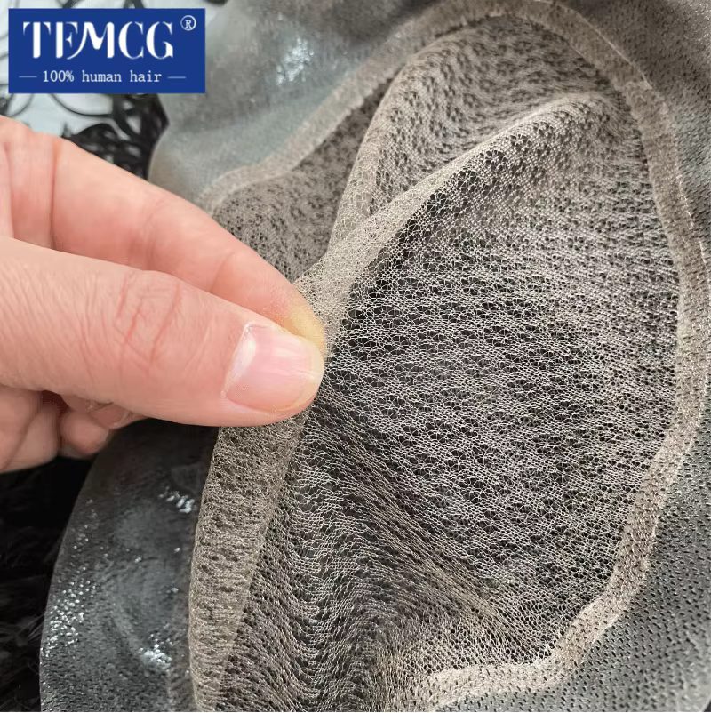 Perruque Double couche australienne bouclée pour hommes