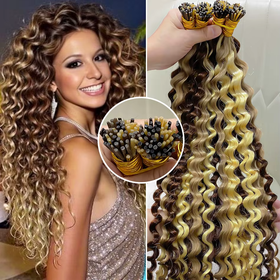 Extensions de cheveux à pointes I Deep Wave