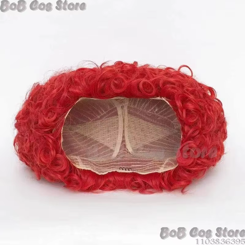 Perruque de cosplay de film Red Coussins pour femmes et filles