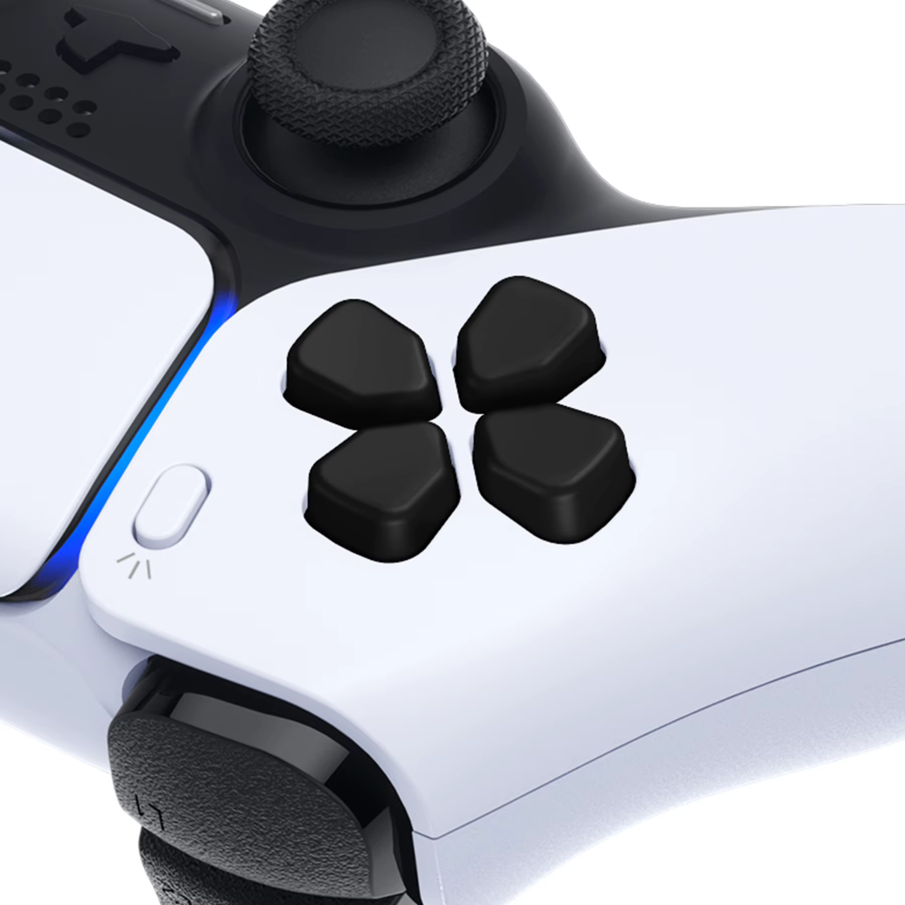 Boutons D-pad eXtremeRate pour PS5/PS5 EDGE, pour tous les modèles de manettes PS4 - Noir