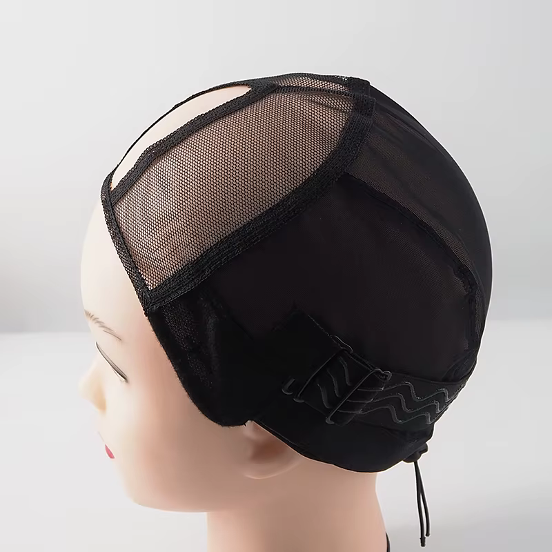 2025 nouveaux capuchons de perruque de partie de style V avec des crochets élastiques faciles à porter