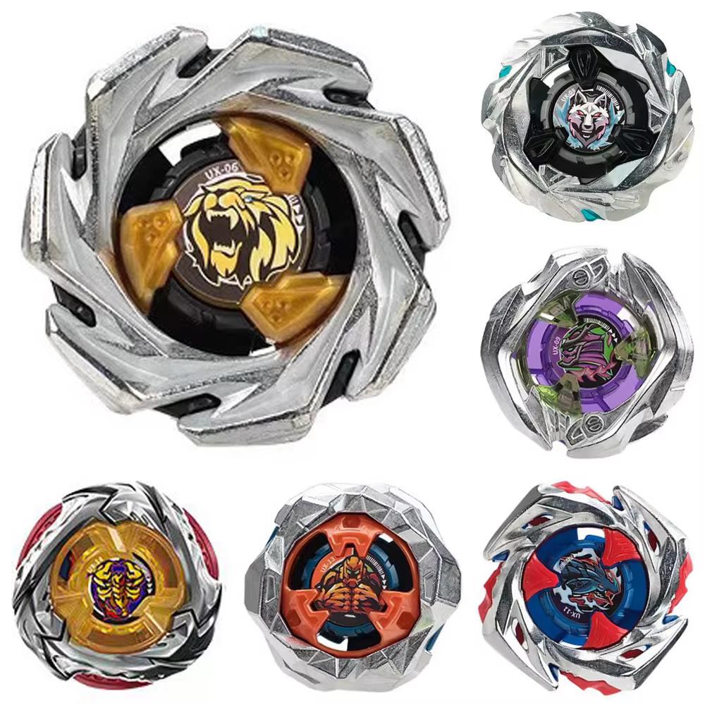 Toupie Beyes Gyro X Toy UX-06 Booster Leon Crest 7-60GN avec UX13 UX11 UX09 UX08 UX07 UX06 UX03 UX01