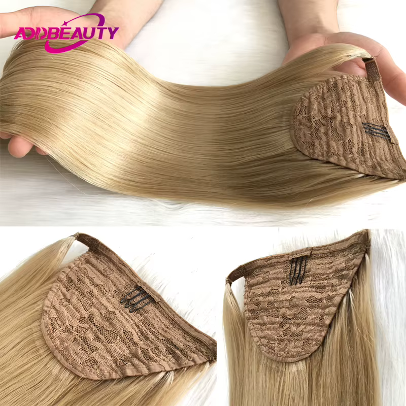 Extensions de cheveux humains à clipser pour femmes