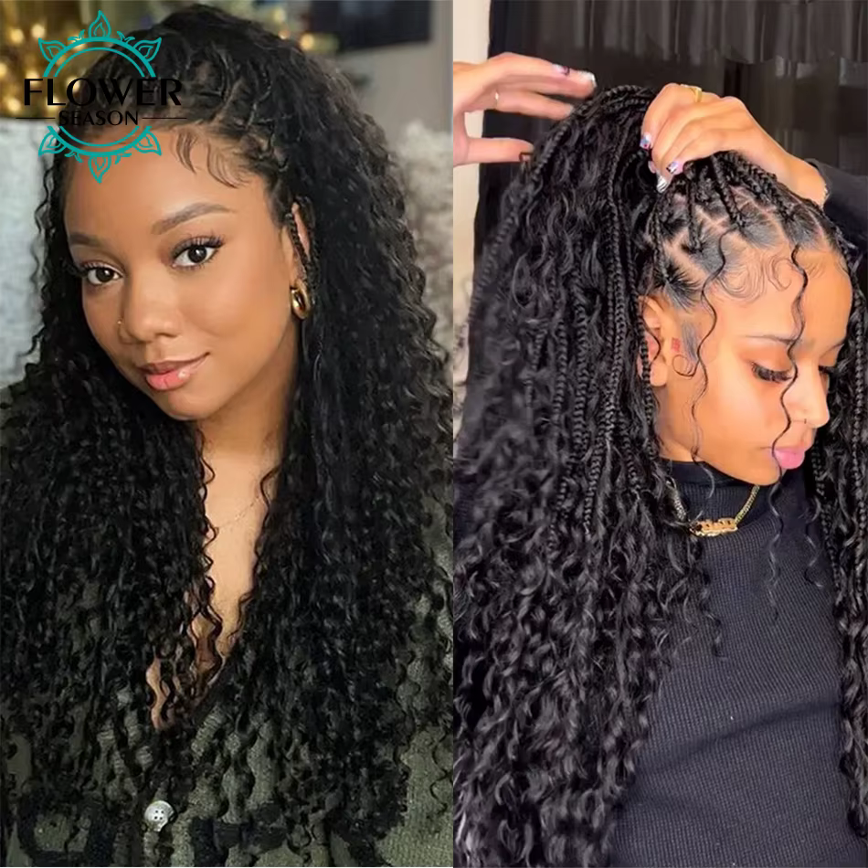 Cheveux humains en vrac pour tresser en gros tresses Boho birmans Extensions