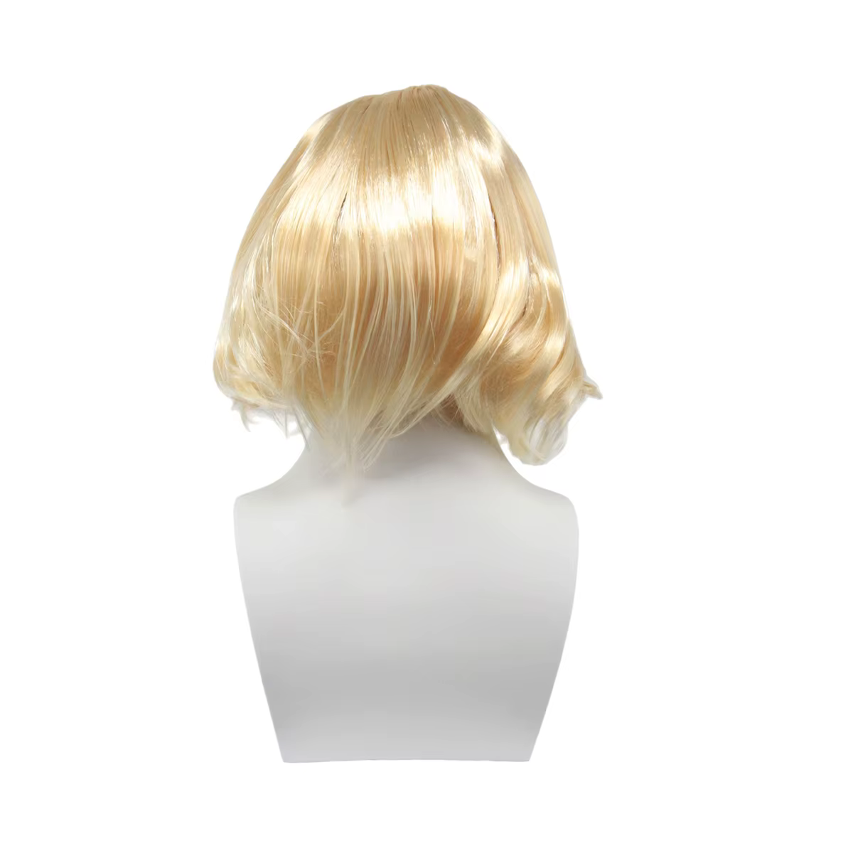 Perruque synthétique courte blonde
