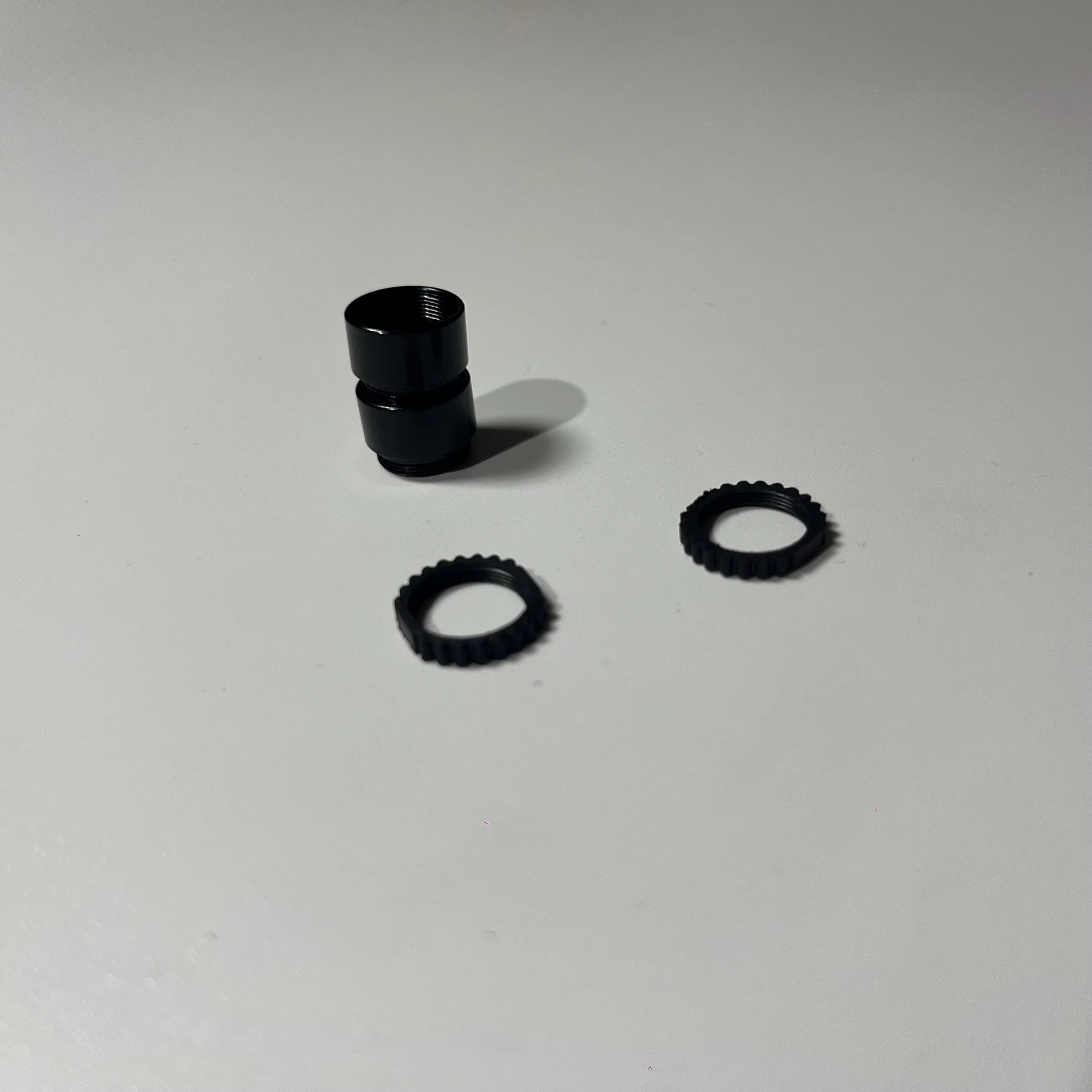 Adaptateur d'extension de monture M12 de 7 mm en alliage de zinc, anneau d'extension de monture d'objectif M12 pour interface MTV, objectif CCTV, caméra de sécurité