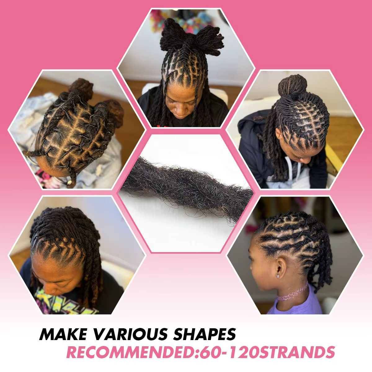 Extensions de cheveux 100% naturels Inter Loc